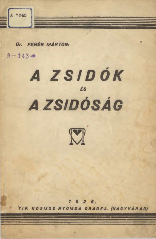 A zsid&oacute;k &eacute;s a zsid&oacute;s&aacute;g