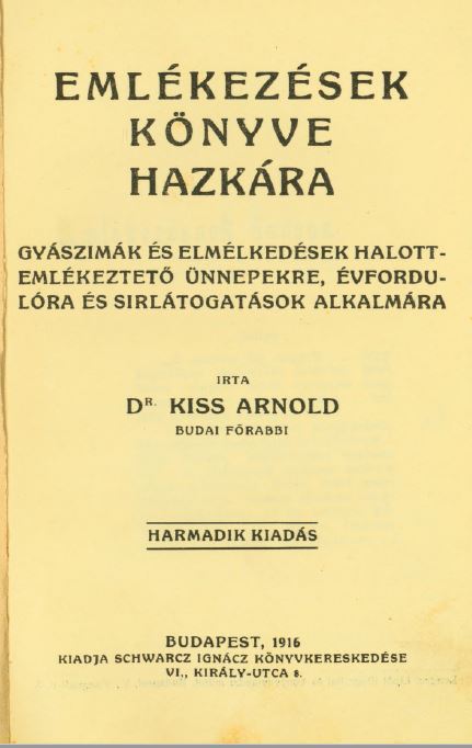Eml&eacute;kez&eacute;sek k&ouml;nyve Hazk&aacute;ra