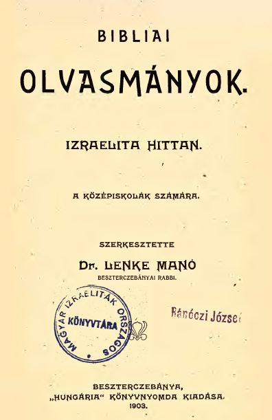 Bibliai olvasm&aacute;nyok