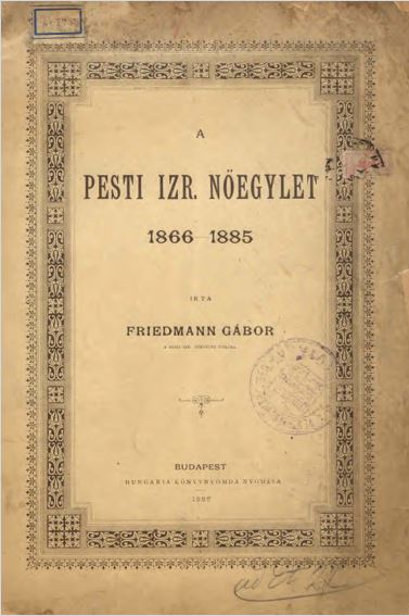 A Pesti Izr. Nőegylet