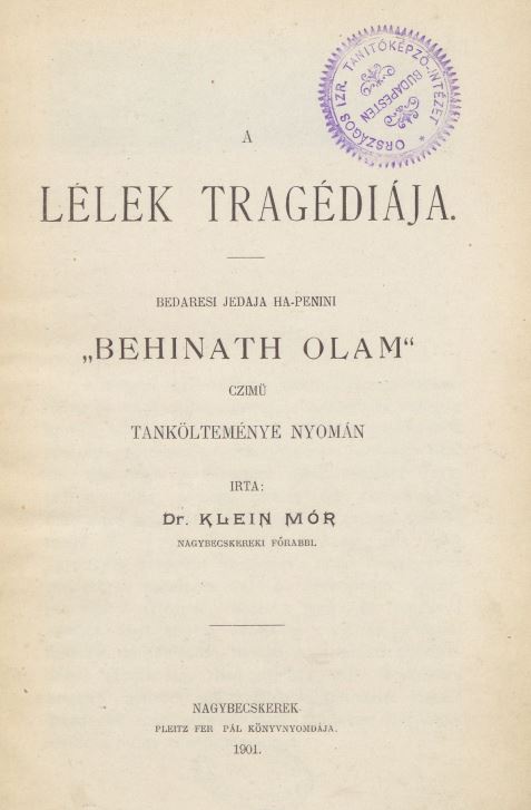 A l&eacute;lek trag&eacute;di&aacute;ja