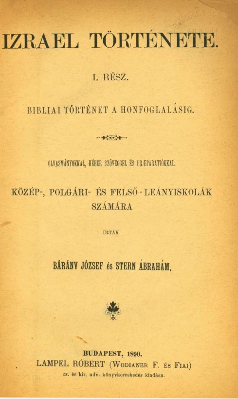Izrael t&ouml;rt&eacute;nete