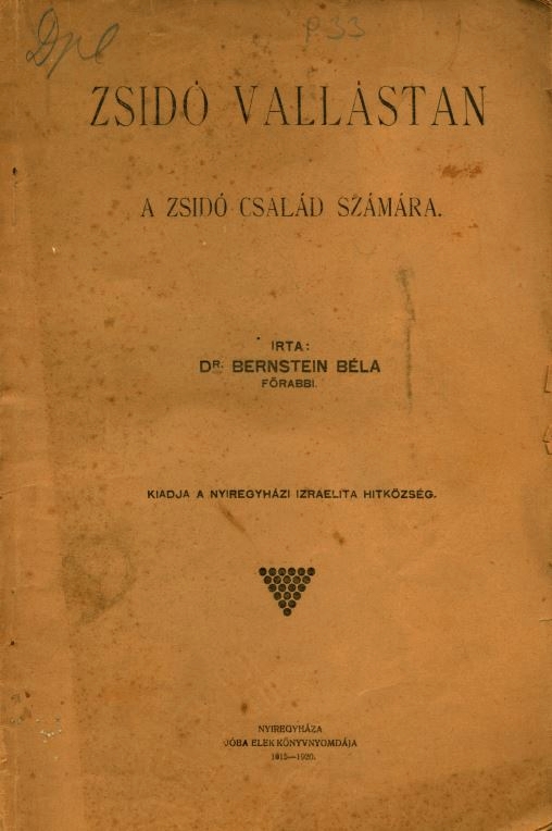 Zsid&oacute; vall&aacute;stan a zsid&oacute; csal&aacute;d sz&aacute;m&aacute;ra