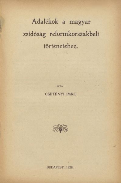 Az első magyar kr&oacute;nik&aacute;r&oacute;l