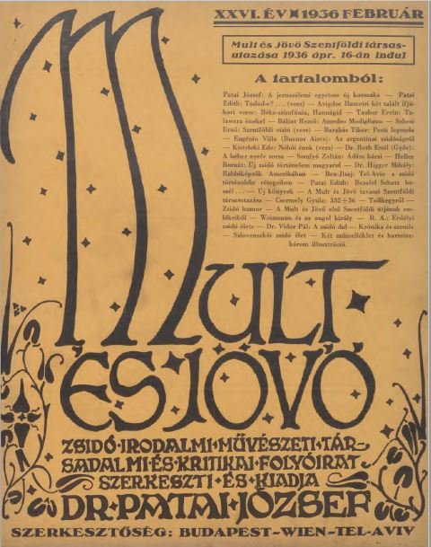 Mult &eacute;s J&ouml;vő 26. &eacute;vf. (1936. febru&aacute;r)