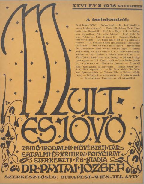 Mult &eacute;s J&ouml;vő 26. &eacute;vf. (1936. november)