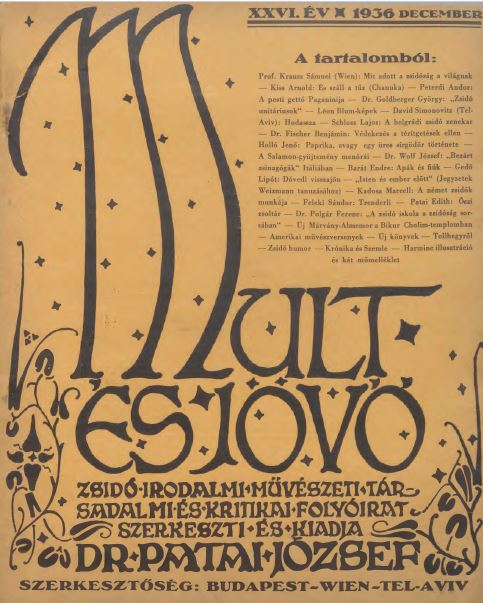 Mult &eacute;s J&ouml;vő 26. &eacute;vf. (1936. december)