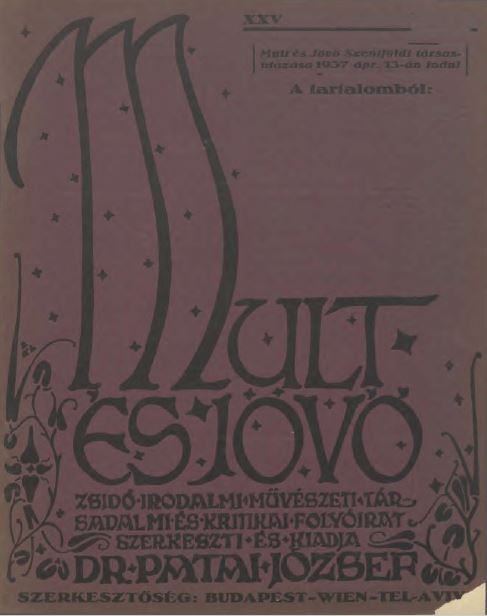 Mult &eacute;s J&ouml;vő 27. &eacute;vf. (1937. m&aacute;rcius)