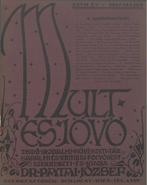 Mult &eacute;s J&ouml;vő 27. &eacute;vf. (1937. m&aacute;jus)