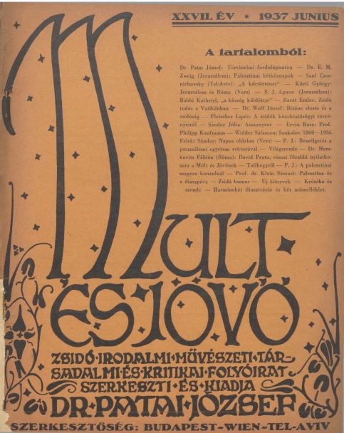 Mult &eacute;s J&ouml;vő 27. &eacute;vf. (1937. j&uacute;nius)