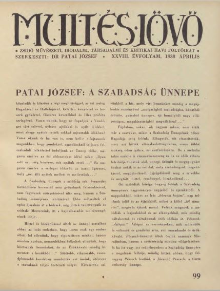 Mult &eacute;s J&ouml;vő 28. &eacute;vf. (1398. &aacute;prilis)