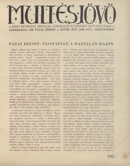 Mult &eacute;s J&ouml;vő 28. &eacute;vf. (1398. augusztus-szeptember)