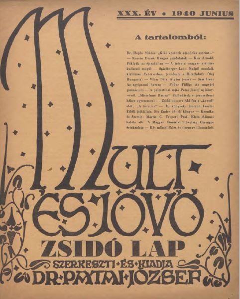 Mult &eacute;s J&ouml;vő 30. &eacute;vf. (1940. j&uacute;nius)
