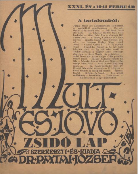 Mult &eacute;s J&ouml;vő 31. &eacute;vf. (1941. febru&aacute;r)