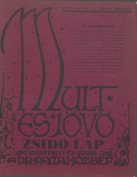 Mult &eacute;s J&ouml;vő 32. &eacute;vf. (1942. j&uacute;nius)