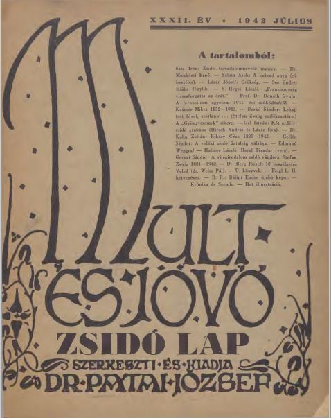 Mult &eacute;s J&ouml;vő 32. &eacute;vf. (1942. j&uacute;lius)