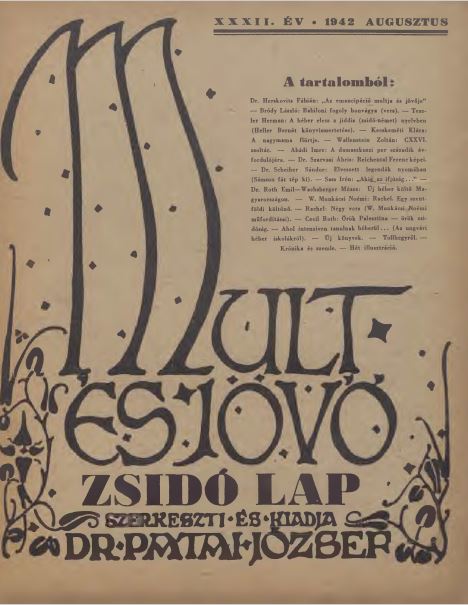 Mult &eacute;s J&ouml;vő 32. &eacute;vf. (1942. augusztus)