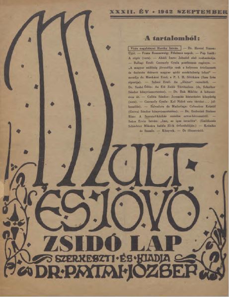 Mult &eacute;s J&ouml;vő 32. &eacute;vf. (1942. szeptember)