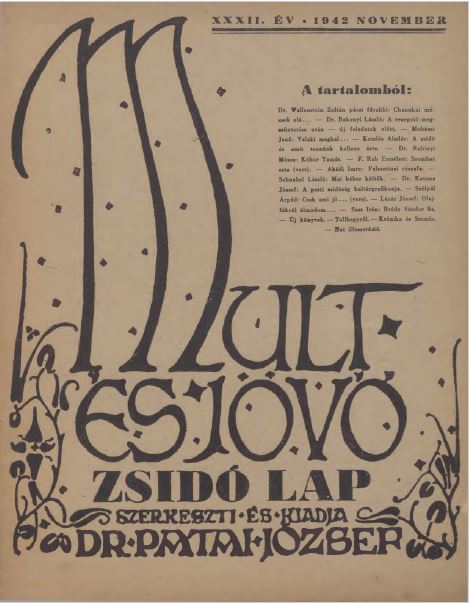 Mult &eacute;s J&ouml;vő 32. &eacute;vf. (1942. november)