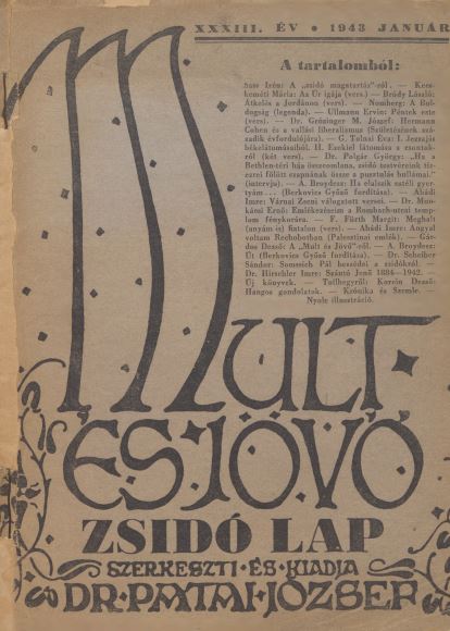 Mult &eacute;s J&ouml;vő 33. &eacute;vf. (1943. janu&aacute;r)