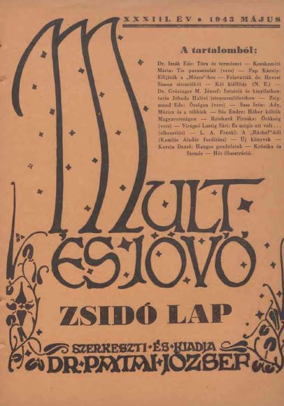 Mult &eacute;s J&ouml;vő 33. &eacute;vf. (1943. m&aacute;jus)
