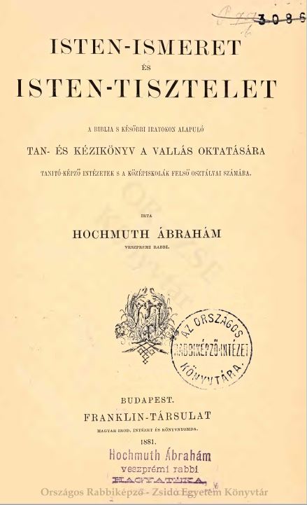 Isten-ismeret &eacute;s Isten-tisztelet