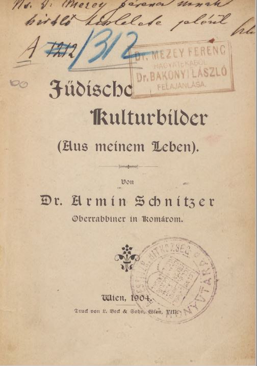 J&uuml;dische Kulturbilder