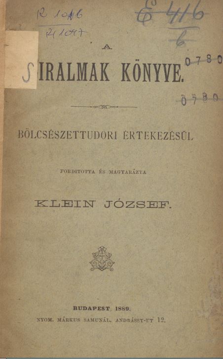 A siralmak k&ouml;nyve