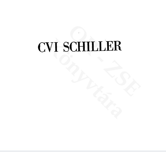 CVI SCHILLER CVI SCHILLER