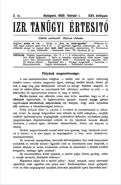 Izraelita Tan&uuml;gyi &Eacute;rtes&iacute;tő ﻿