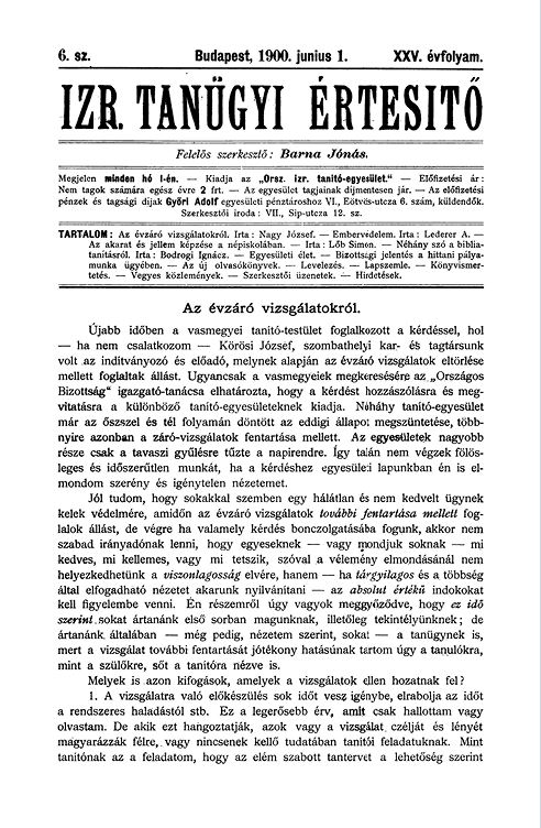 Izraelita Tan&uuml;gyi &Eacute;rtes&iacute;tő ﻿