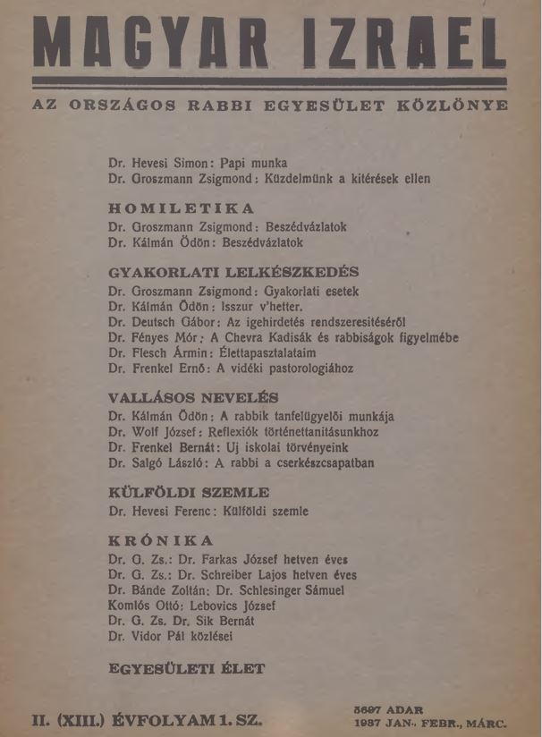 Magyar Izrael