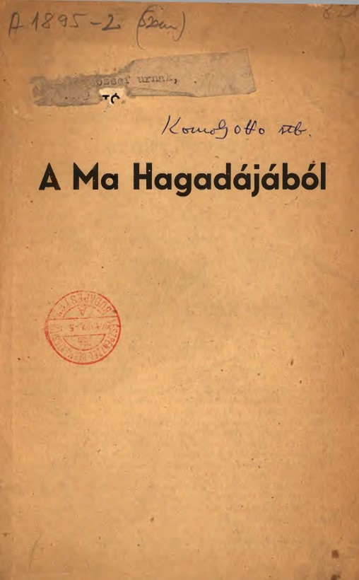 A Ma Hagad&aacute;ja