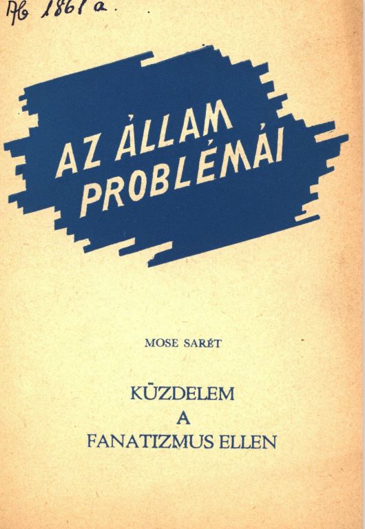 K&uuml;zdelem a fanatizmus ellen