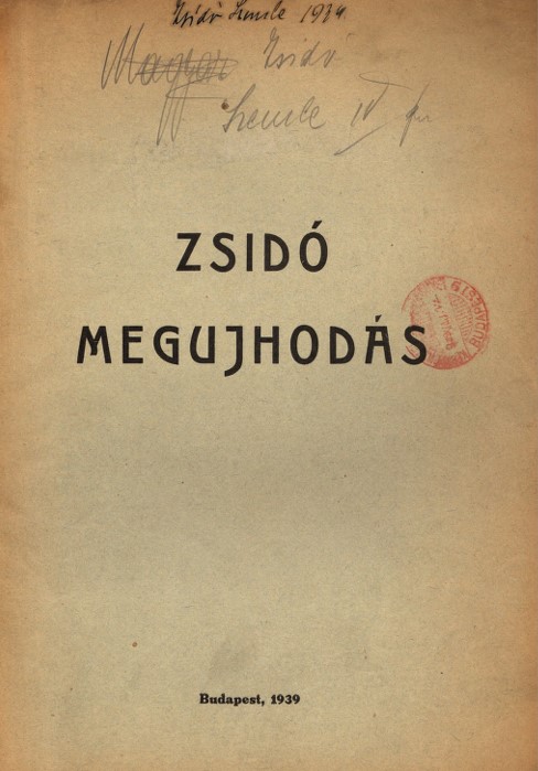 Zsid&oacute; megujhod&aacute;s