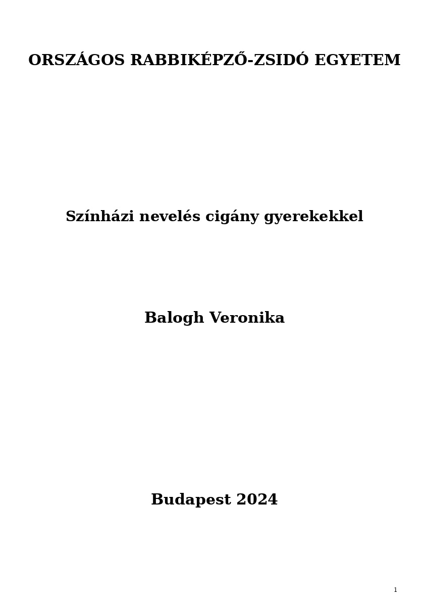 Sz&iacute;nh&aacute;zi nevel&eacute;s cig&aacute;ny gyerekekkel