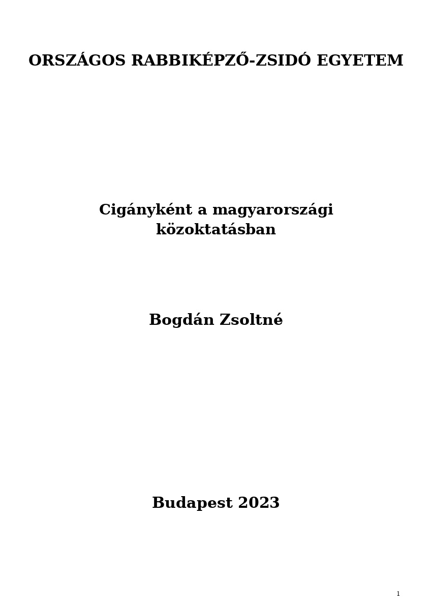 Cig&aacute;nyk&eacute;nt a magyarorsz&aacute;gi k&ouml;zoktat&aacute;sban