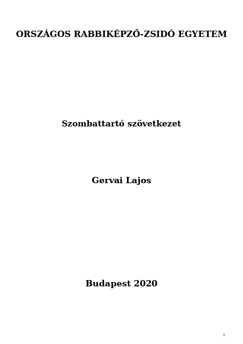 Szombattart&oacute; sz&ouml;vetkezet