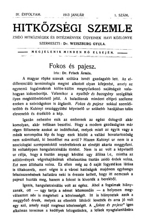 HITK&Ouml;ZS&Eacute;GI SZEMLE
