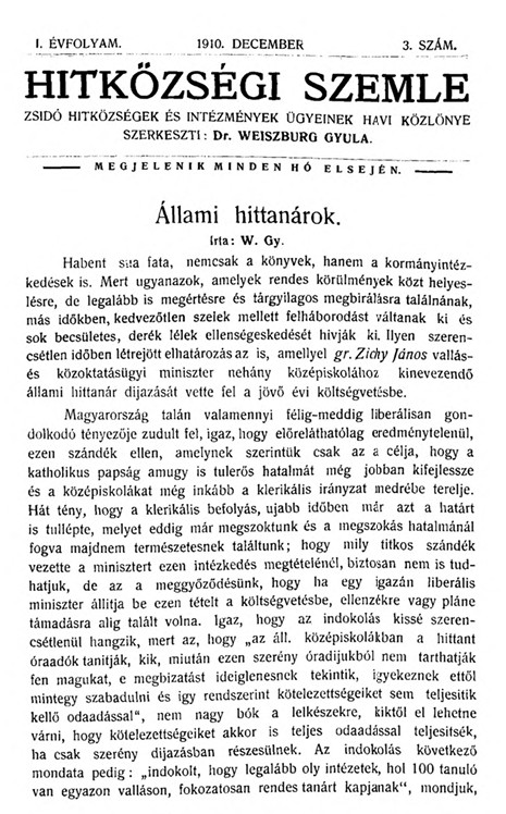 Hitk&ouml;zs&eacute;gi Szemle