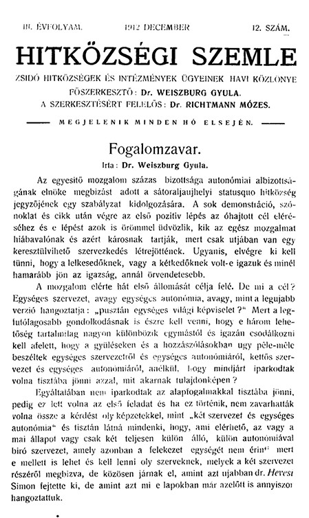 Hitk&ouml;zs&eacute;gi Szemle