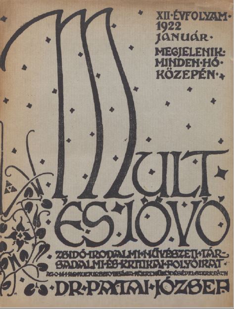 Mult &eacute;s J&ouml;vő 12. &eacute;vf. (1922. janu&aacute;r)