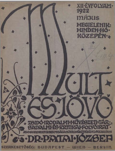 Mult &eacute;s J&ouml;vő 12. &eacute;vf. (1922. m&aacute;jus)