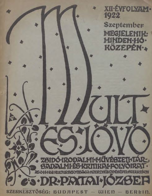 Mult &eacute;s J&ouml;vő 12. &eacute;vf. (1922. szeptember)