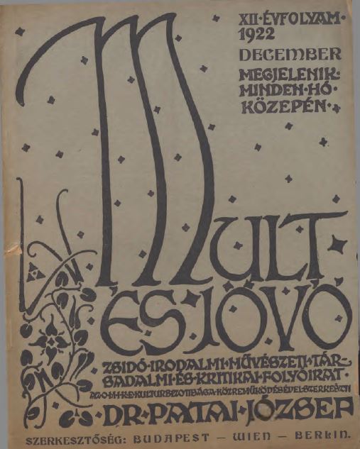 Mult &eacute;s J&ouml;vő 12. &eacute;vf. (1922. december)