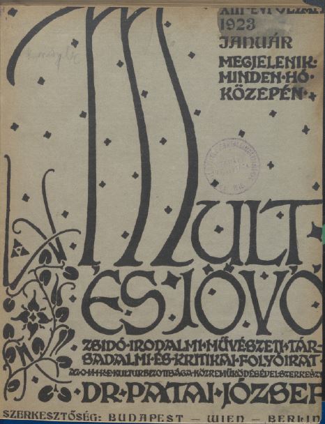 Mult &eacute;s J&ouml;vő 13. &eacute;vf. (1923. janu&aacute;r)
