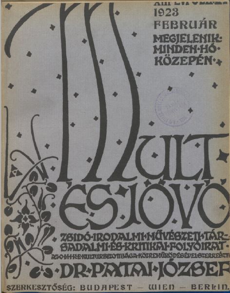Mult &eacute;s J&ouml;vő 13. &eacute;vf. (1923. febru&aacute;r)