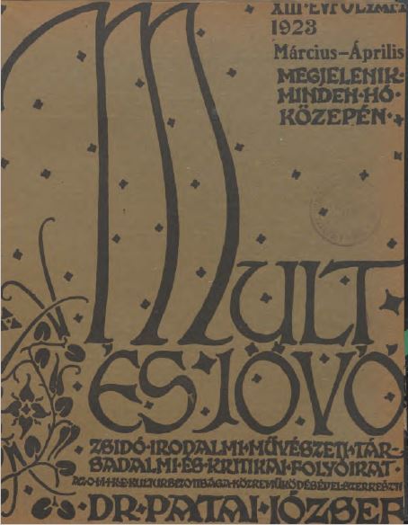 Mult &eacute;s J&ouml;vő 13. &eacute;vf. (1923. m&aacute;rcius-&aacute;prilis)