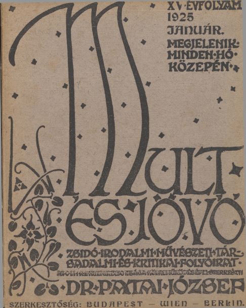 Mult &eacute;s J&ouml;vő 15. &eacute;vf. (1925. janu&aacute;r)