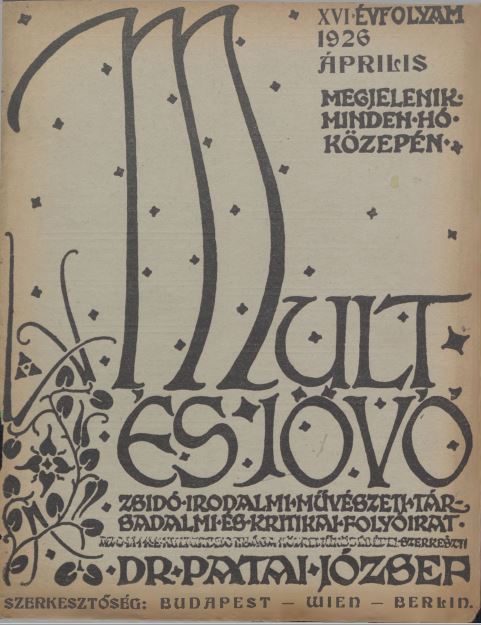 Mult &eacute;s J&ouml;vő 16. &eacute;vf. (1926. &aacute;prilis)